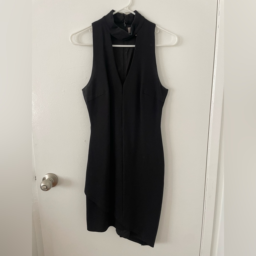 Adelyn Rae Black Asymmetrical Dress